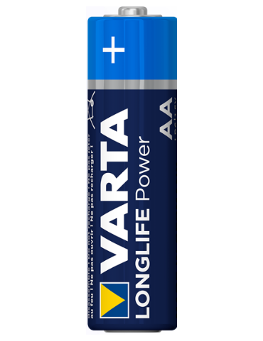 VARTA Pile alcaline Longlifr Mignon (AA/LR6) 4 pièces au meilleur prix  avec BatteriePower