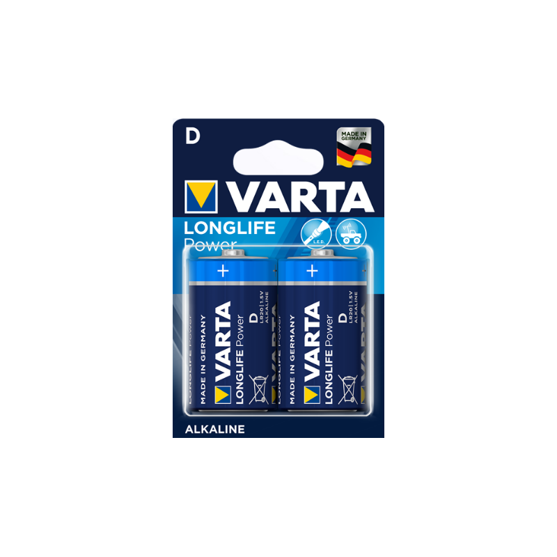 1 Pile 6LR61 9V VARTA LONG LIFE sous blister