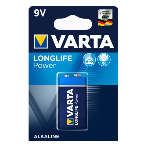 VARTA Longlife Power 9V - Pile Alcaline x 1