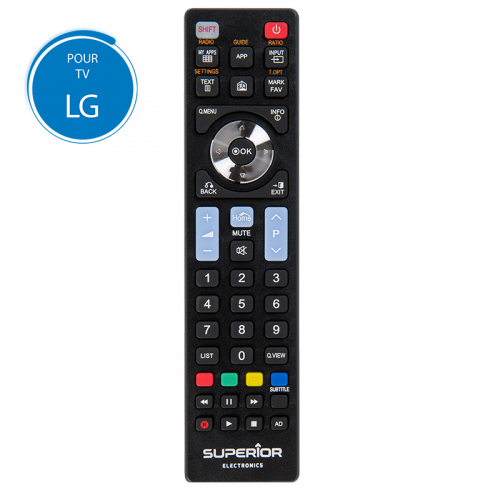 Télécommande de remplacement pour TV LG prête à l'emploi