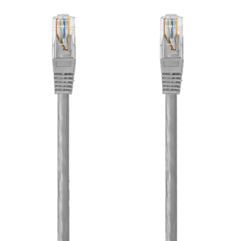 Generic Cable reseau ethernet RJ45 2M Cat.6 Gris, qualité Pro, Haut débit -  8 fils à prix pas cher