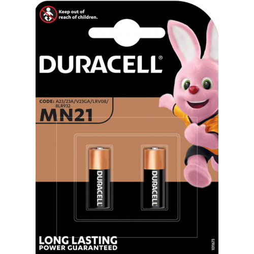 DURACELL MN21, V23GA, A23 - Pack de 2 Piles Spéciales