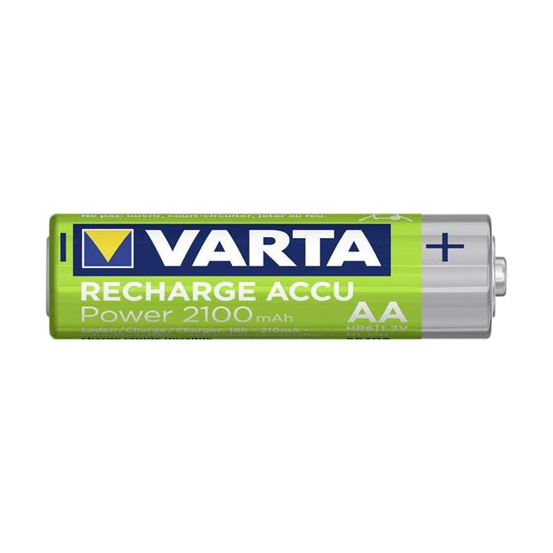 Chargeur de piles rechargeables Varta LCD Plug + 4 accus AA 2100mAh Ready  to Use