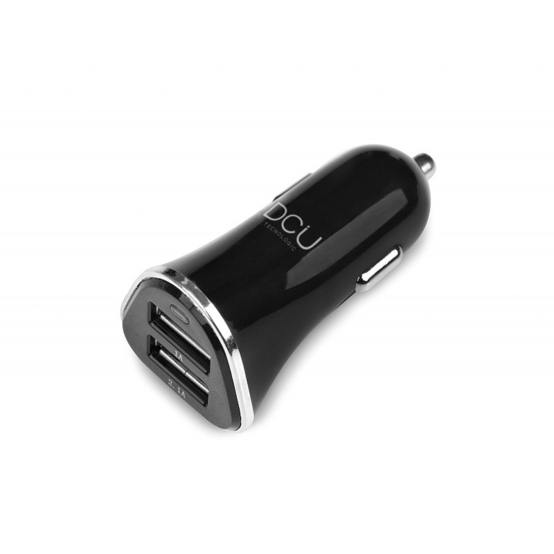 Adaptateur voiture 2 USB - Noir