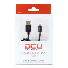 Câble USB Lightning Spécial Voiture 1,5M DCU Tecnologic