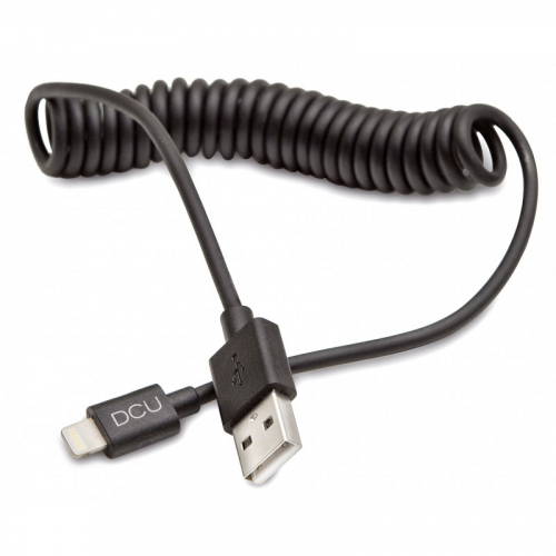 Câble spirale USB 2.0 vers Micro USB - 1.5M